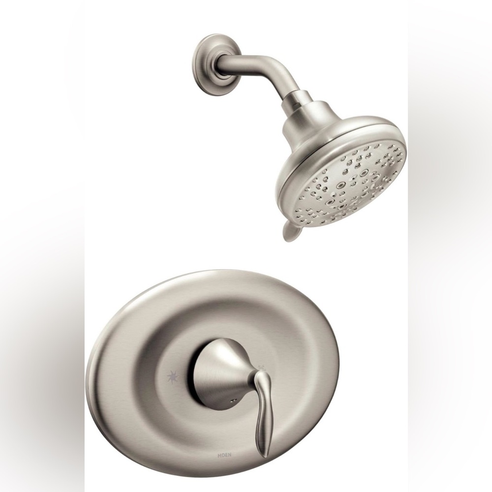 Moen T2138BN Eva Brushed Nickel Posi-Tempo Shower Only Trim Kit - New